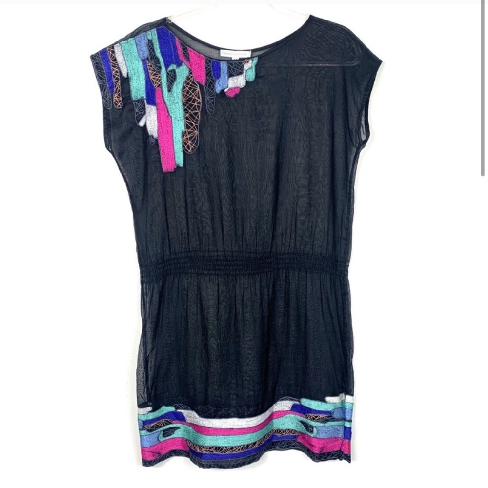 Embroidered Cover Up Dress